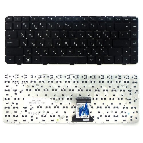 Клавиатура для ноутбука HP Pavilion DM4-1000 DV5-2000 Series Черная без рамки NSK-HT5UV 9ZN4FUV00R 1070₽