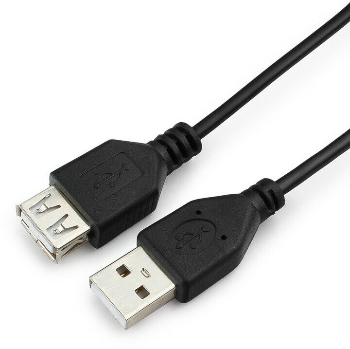 Кабель удлинительный USB 2.0 AM/AF 1 м Гарнизон GCC-USB2-AMAF-1M