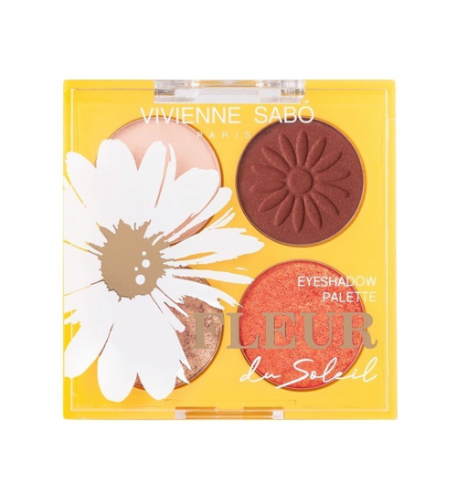 Вивьен Сабо / Vivienne Sabo - Тени для век палетка Fleur du Soleil тон 01 4,8 г