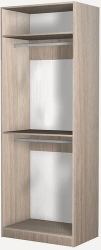 Изображение товара Гардеробная система, модуль Оскан 10, Легкомаркет, 80-50-220, полки/штанга, ясень шимо светлый
