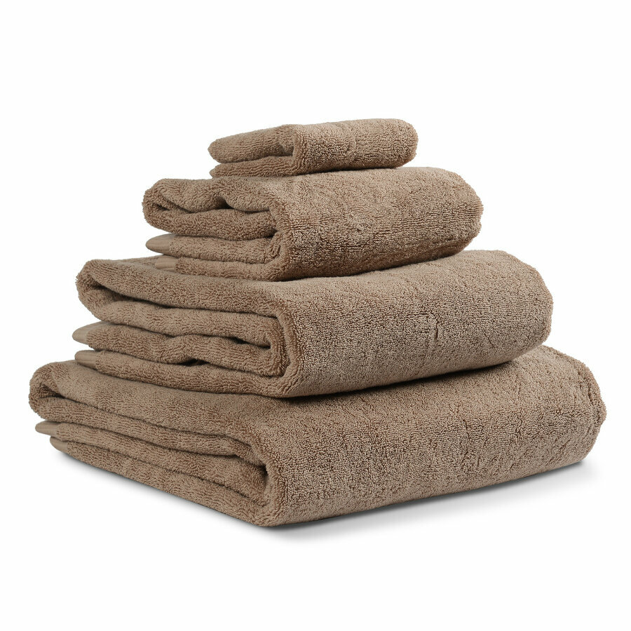 Полотенце для рук коричневого цвета essential, 50х90 см Tkano - фото №14