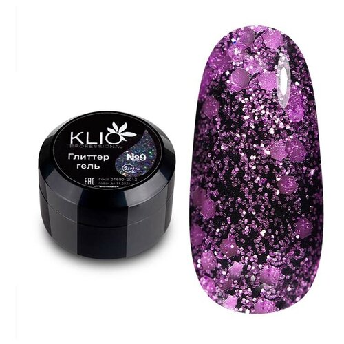 Klio Professional, Глиттер-гель №2