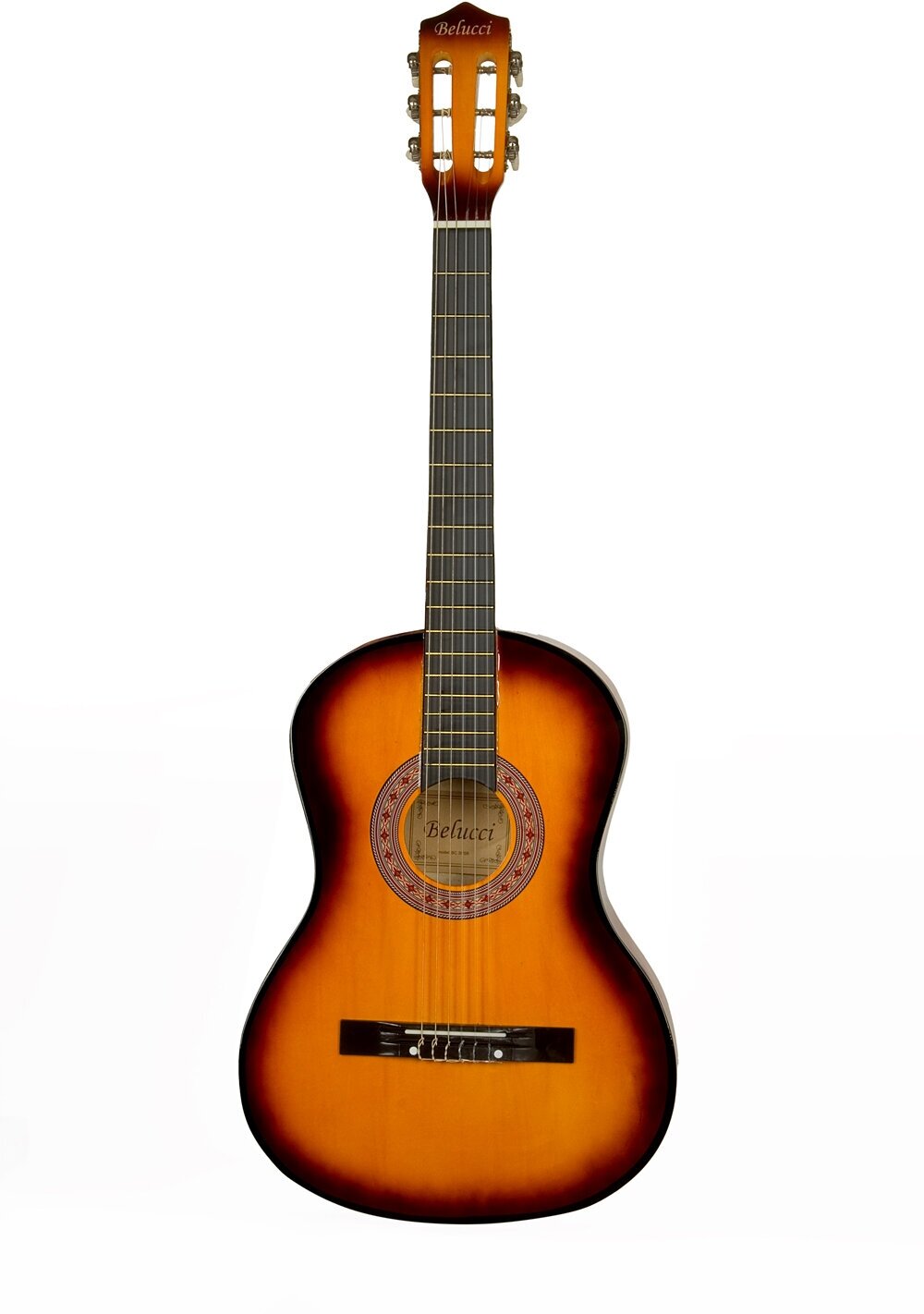 Классическая гитара Belucci BC3805 SB желтый sunburst