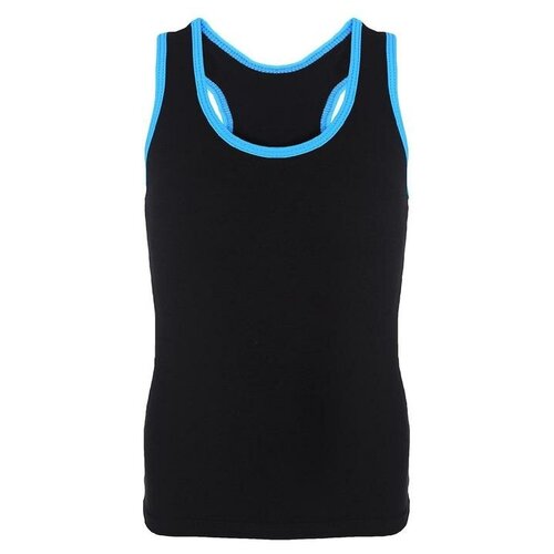 фото Майка grace dance размер 32, черный/бирюза