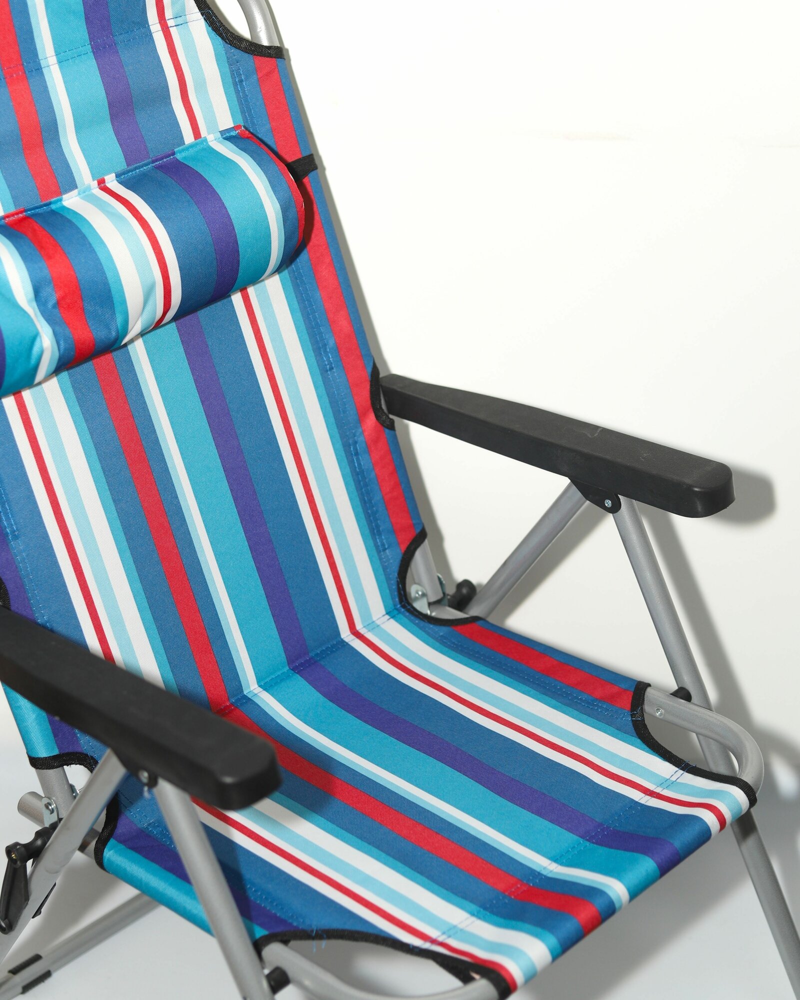 Стул туристический складной для сада и дачи, кресло туристическое с подушкой - фотография № 3