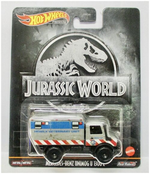 Модель коллекционная Hot Wheels Retro Enterntainmen JURASSIC WORLD MERCEDES BENZ UNIMOG U 1300 L