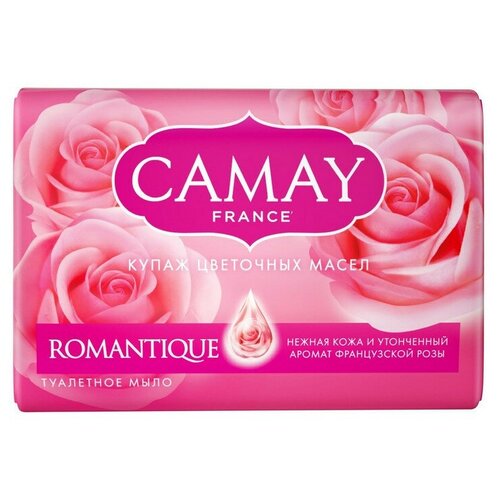 Мыло туалетное Camay Романтик 85 г Твердое Камай Romantique