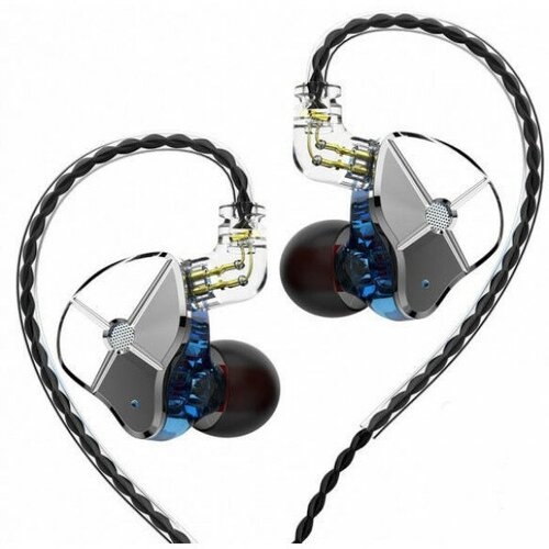 Наушники проводные TRN ST1 без микрофона синий цвет 2350₽