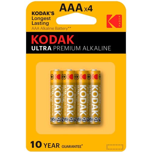Батарейка Kodak Ultra Digital (Б0005128) ААА мизинчиковая LR03 1,5 В (4 шт.)