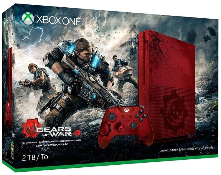 Игровая приставка Microsoft Xbox One S «Gears of War 4» Limited Edition