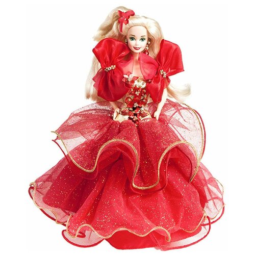 Кукла Barbie Счастливого Рождества 1993, 29 см, 10824 кукла barbie happy holidays 1995 барби счастливых праздников 1995