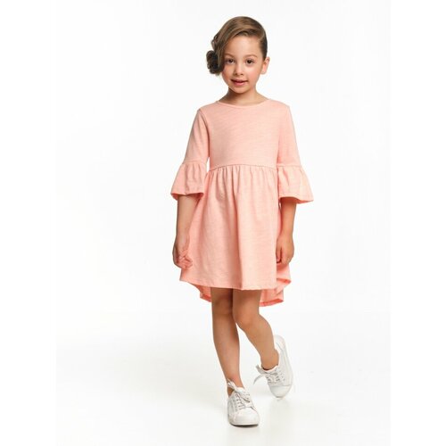 Платье Mini Maxi, размер 116, бежевый, розовый платье mini maxi размер 116 хаки