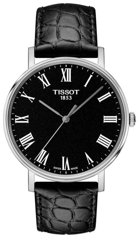 Наручные часы TISSOT T-Classic, серебряный, черный