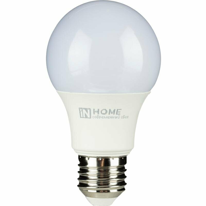Упаковка ламп INHOME LED-A60-VC, 8Вт, 720lm, 30000ч, 4000К, E27, 10 шт. - фото №11