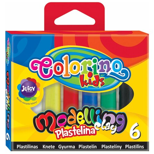 Пластилин Colorino 6 цветов круглой формы