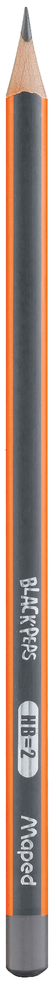 Набор карандашей Maped 12 шт, "Black Pep's", НВ, трехгранные (850021)