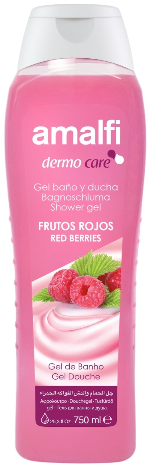 Гель для душа и ванны AMALFI red berries 750 мл