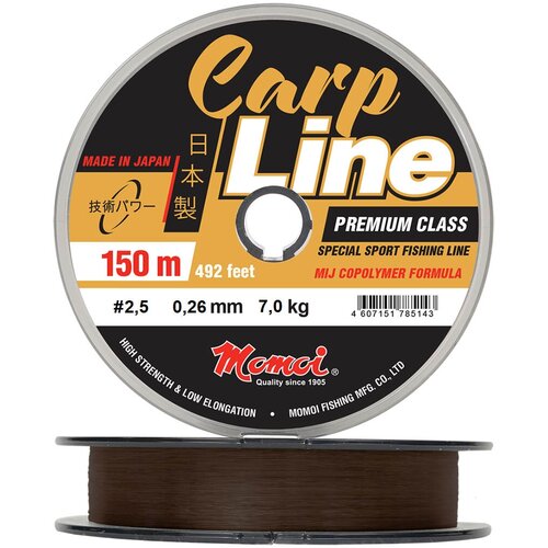 Леска Momoi Carp Line 150м 0.37мм 13кг