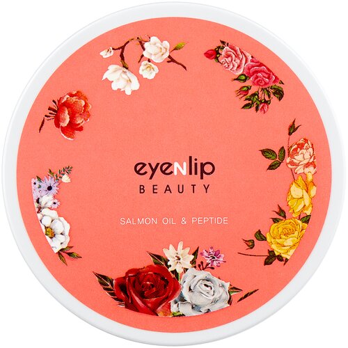 Гидрогелевые патчи для глаз Eyenlip Salmon Oil & Peptide Hydrogel Eye Patch с лососевым маслом и пептидами, 60 шт.