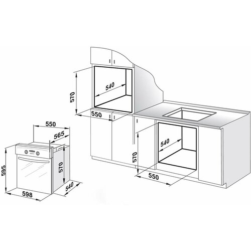 Электрический духовой шкаф GEFEST ДА 622-02 Б, белый