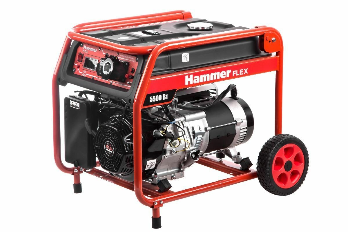 Бензиновый генератор Hammer GN6000T, (5500 Вт)