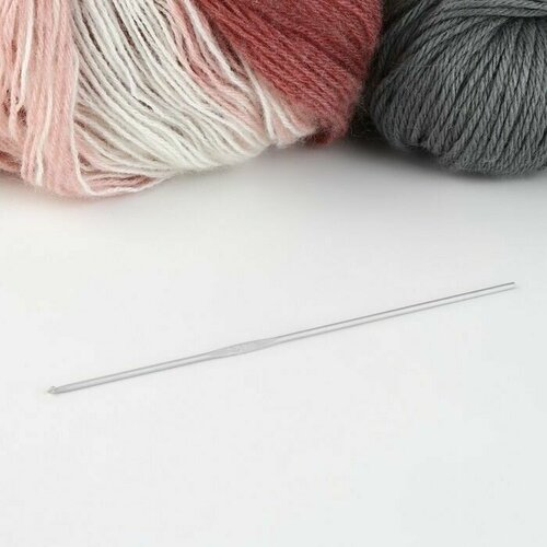 Крючок для вязания, с тефлоновым покрытием, d - 2 мм, 15 см, 10 шт.