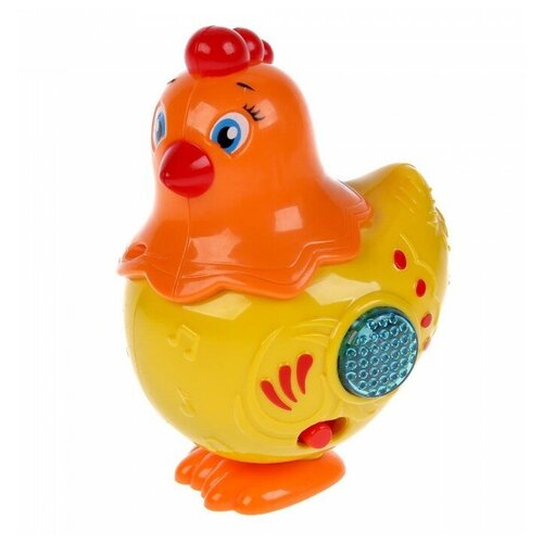 Развивающая игрушка Умка Курочка (HT877-R), желтый/оранжевый игрушка для ванной умка курочка ряба голубой зеленый