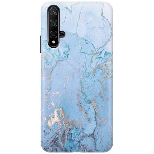 фото Re:pa накладка transparent для huawei nova 5 с принтом "голубой мрамор"