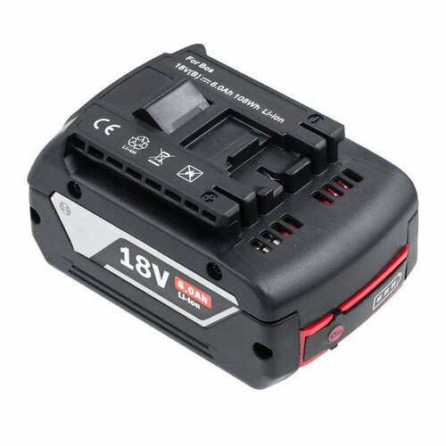 Аккумулятор BAT609 для инструмента Bosch GSB 180-LI / 18-2-LI , GST GSA GWS GDS GHO 18 V-LI / 1 600 A00 2U5 , 1600Z00038 - батарея 6000mAh