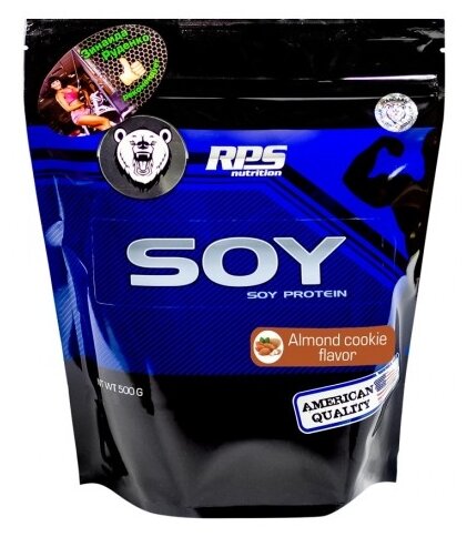 RPS Nutrition Soy Protein 500 гр., миндальное печенье