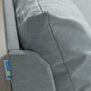 Фото #6 Диван-кровать раскладной Salotti милк рогожа Тиса светло-серый