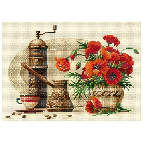 фото Кофе набор для выкладывания стразами 38х27 риолис ам0012