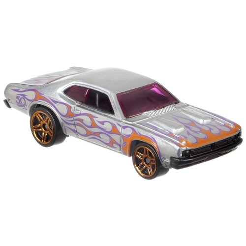 Машинка Hot Wheels ZAMAC коллекционная оригинал 71 DODGE DEMON серебристо-оранжевый FRN29