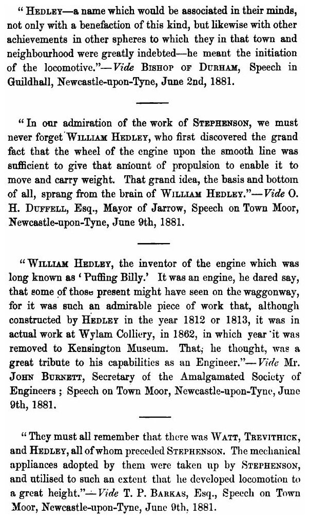 The Inventor of Railway Locomotion On the Present Principle