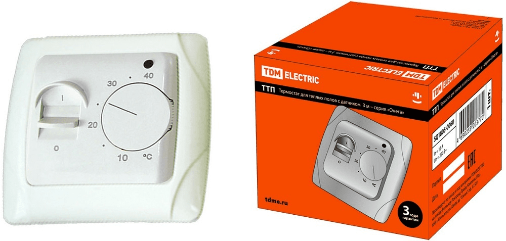 Термостат для теплых полов TDM - фото №4