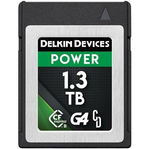 Карта памяти Delkin CFexpress Type B 1.3 ТБ, R/W 1780/1700 МБ/с карта памяти delkin devices black cfexpress type b 256gb