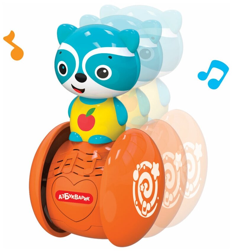 Интерактивная развивающая игрушка Азбукварик Музыкальные покатушки Енотик