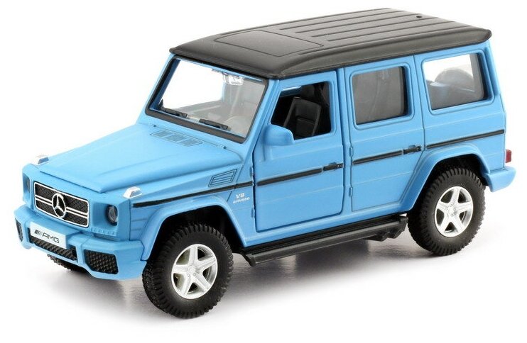 Легковой автомобиль RMZ City Mercedes Benz G63 (554991M(E)) 1:35, 13 см, матовый голубой