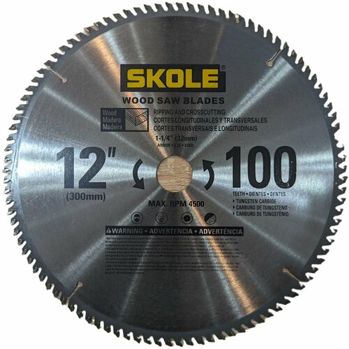 Диск пильный Skole 300 мм x 32 мм 100 зуб