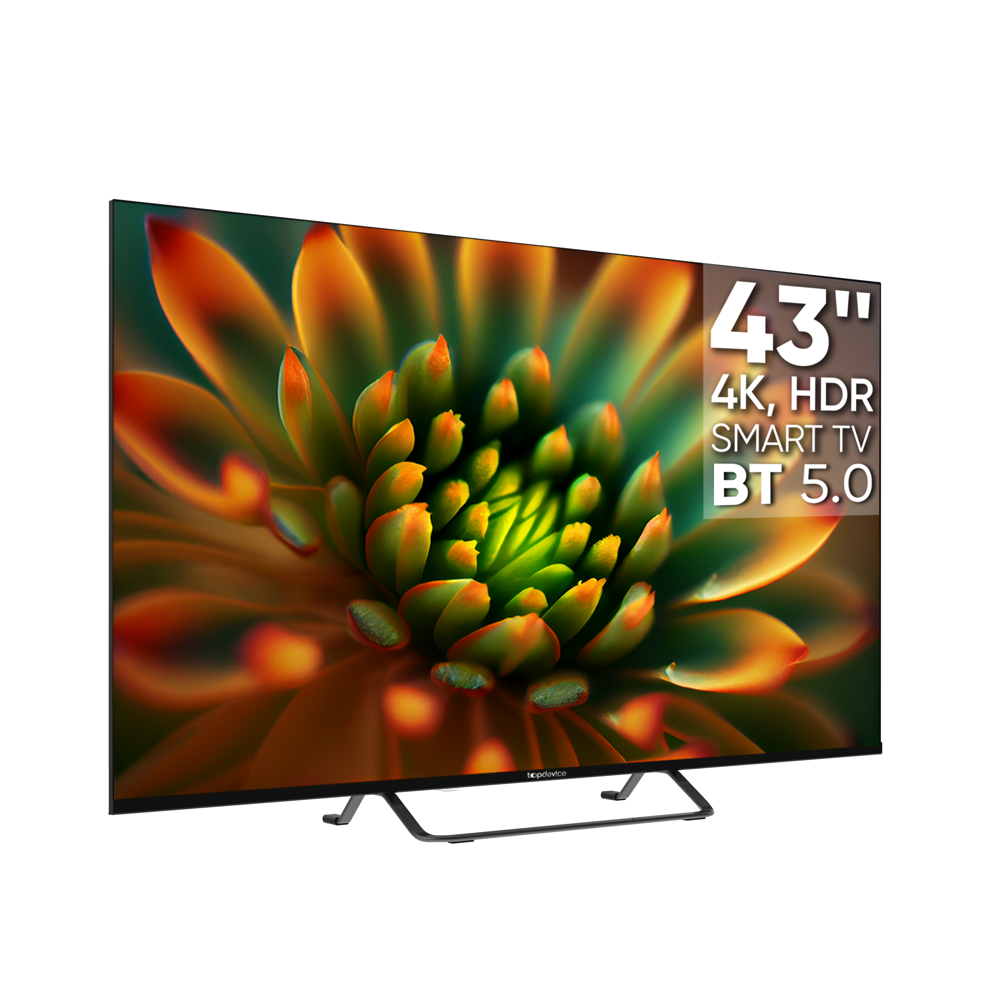 Телевизор ЖК 43" Topdevice TDTV43CS06U_BK черный