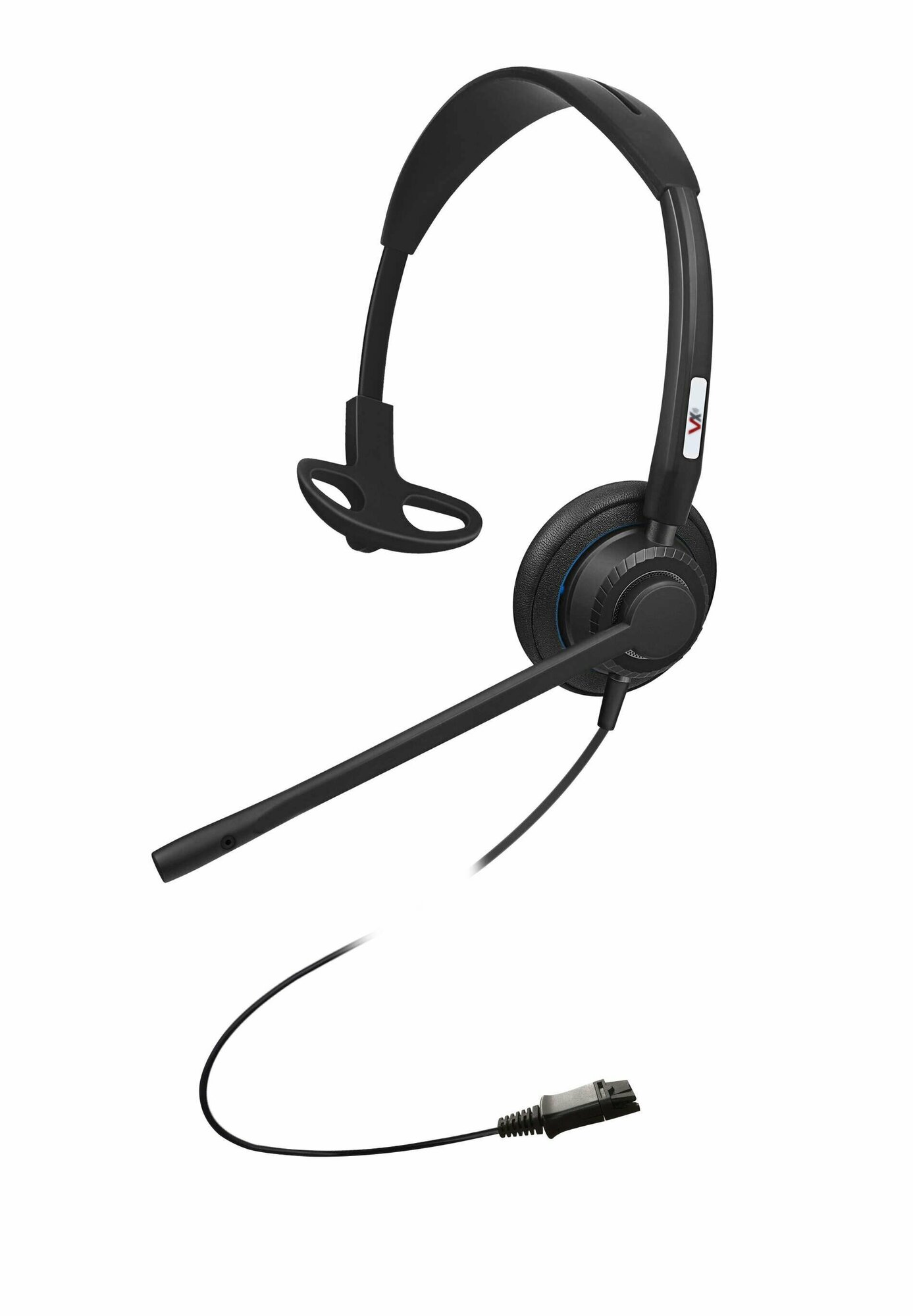 VoiceXpert VXH-700Q - проводная гарнитура с разъемом QD (QD-Plantronics), 1 динамика, шумоподавление