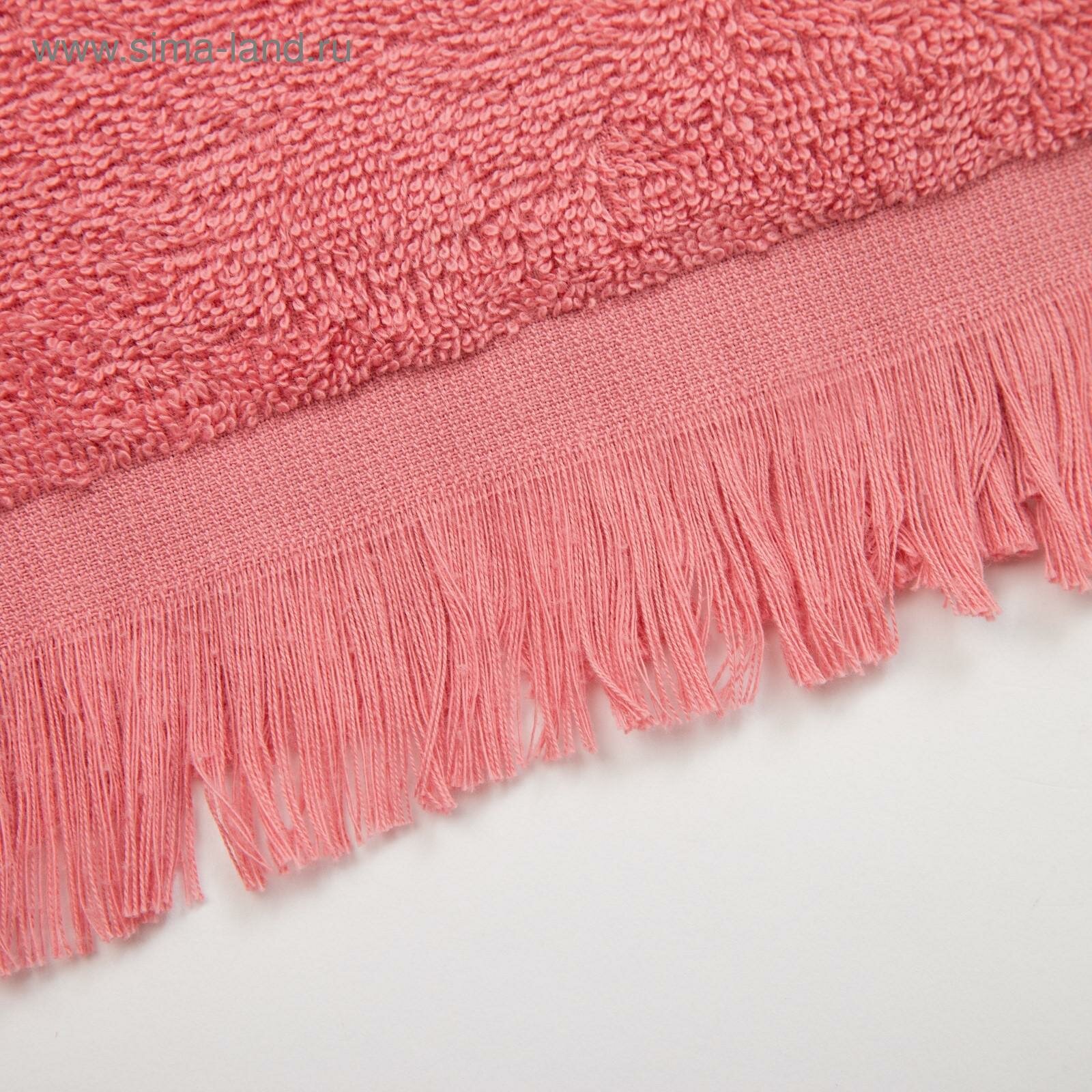 Полотенце махровое LoveLife Fringe 50х90 пыльный розовый, 100 процентов хлопок, 360 г/м2 - фотография № 6