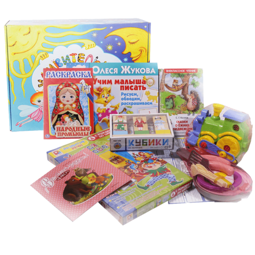 Развивающий набор для детей на возраст 2 года 6 месяцев удивительный МИР 02/06 Б