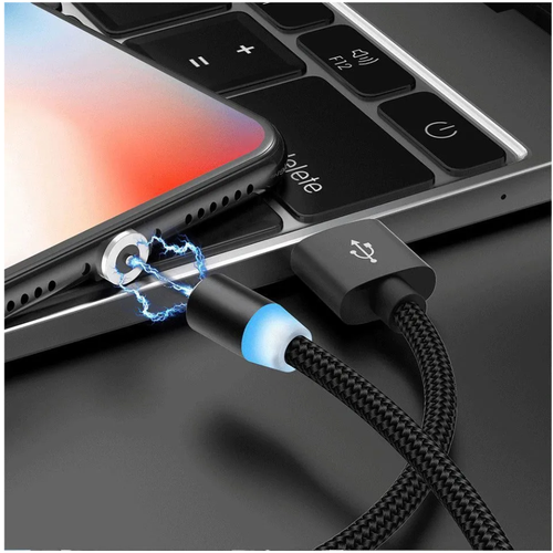 Магнитный кабель USB Lightning для зарядки x-cable metal magnetic cable