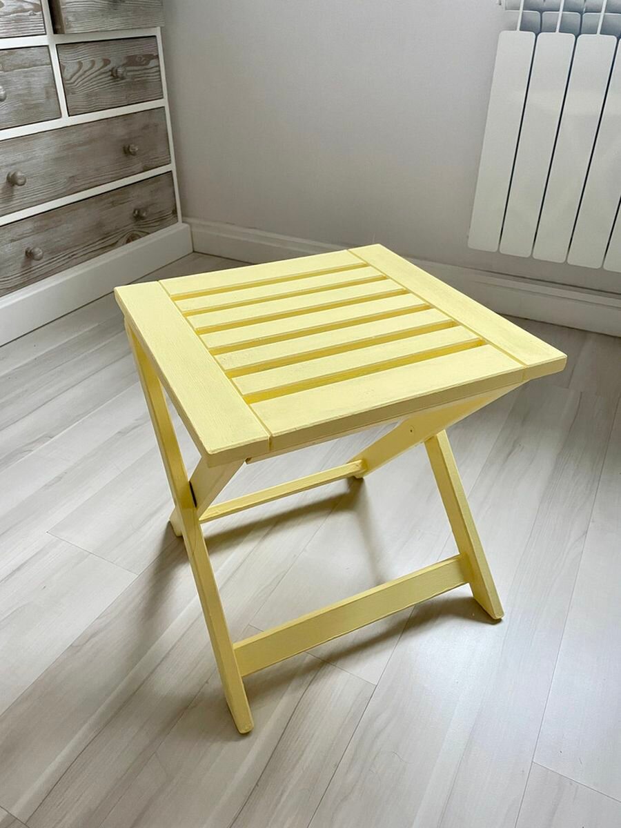 Краска Aturi Design Mia для мебели и декора, меловой бархат; Цвет: Английский желтый, 400гр - фотография № 14