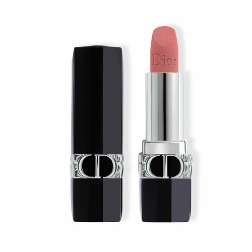 помада для губ dior губная помада rouge dior коллекция dior en diable Dior Помада для губ Rouge Velvet, #100 Nude Look