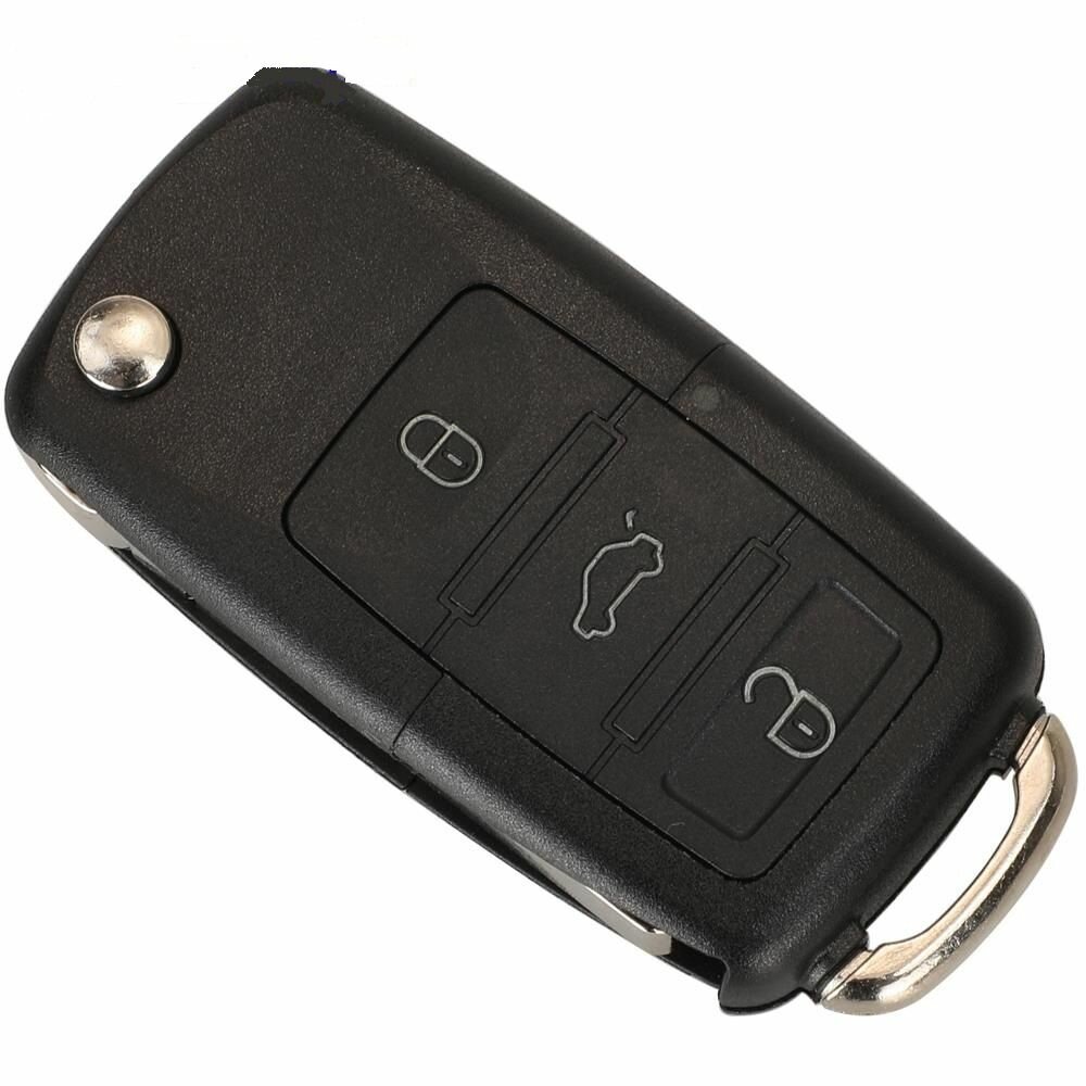 Корпус выкидного ключа Volkswagen / Skoda 2001+ 3 Кнопки