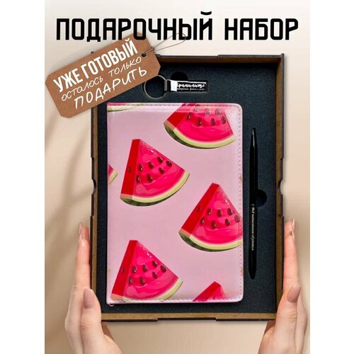 Подарочный набор, All inclusive, ежедневник ручка флешка, дизайн из нейросети 7