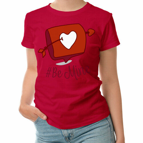 фото Футболка roly, размер s, красный