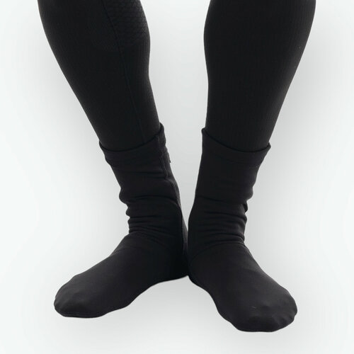 фото Носки dragonfly термоноски мужские dragonfly black, размер 42-44, черный